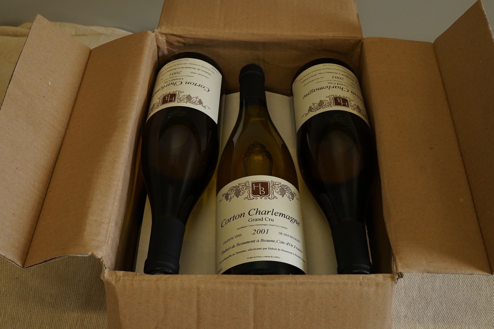 Domaine Hubert de Beaumont, Corton-Charlemagne, 2001